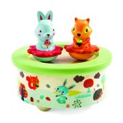 Дървена кръгла музикална кутия, Танц в гората