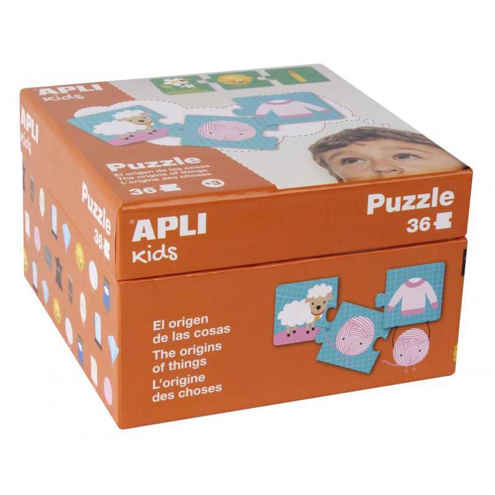 Apli kids, Детски образователен пъзел, Произходът на нещата