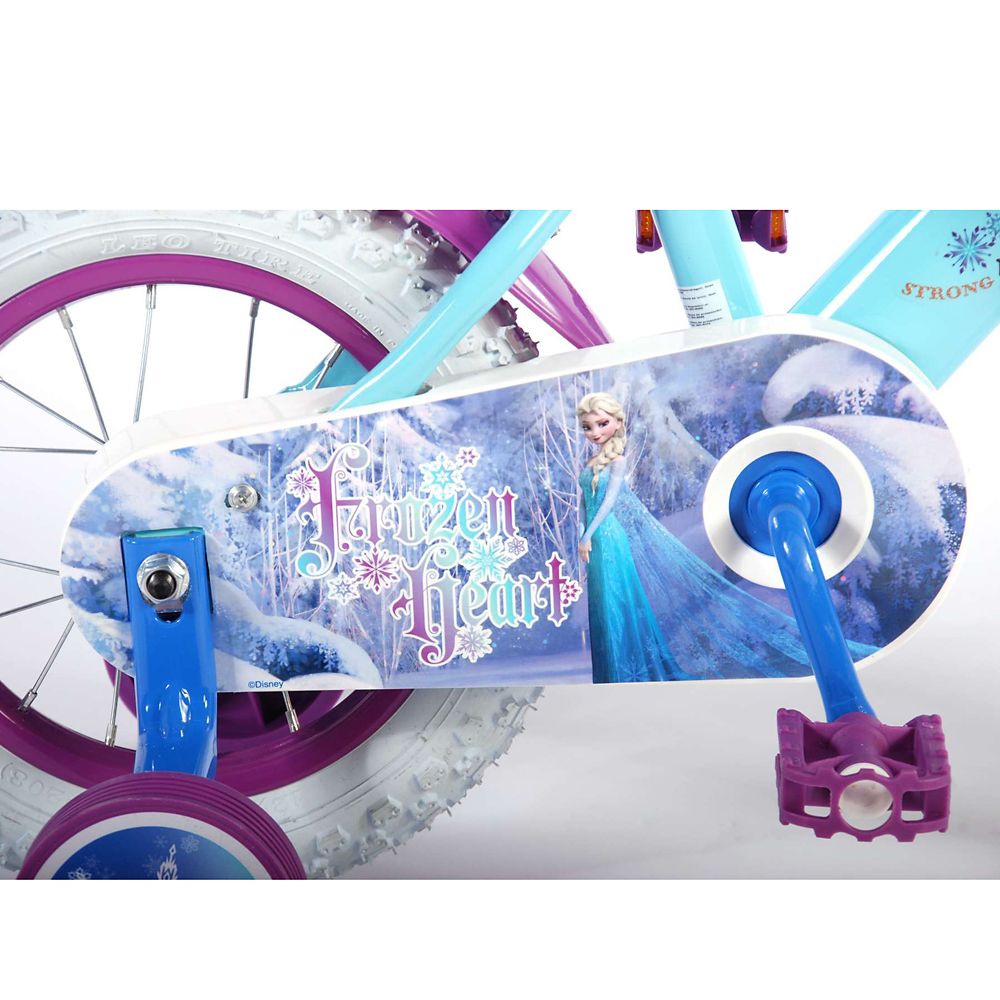Детски велосипед, Дисни Frozen, с помощни колела, 12 инча