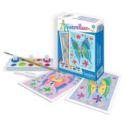 Aquarellum mini, Комплект за рисуване с акварелни бои, Пеперуди