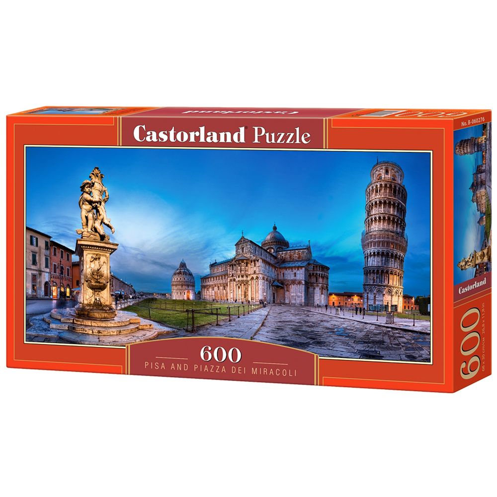 Castorland, Пиза, Пиаца дей Мираколи, панорамен пъзел 600 части