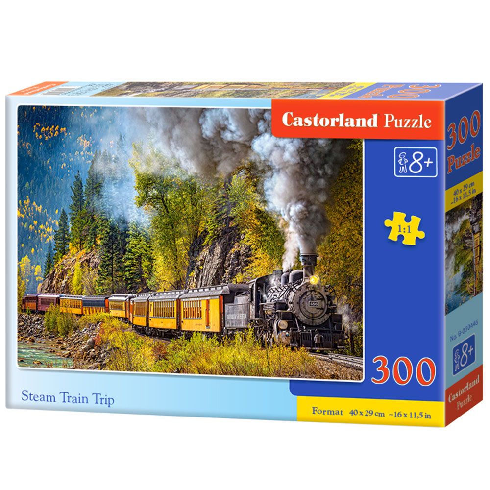 Castorland, Пътешествие с парен влак, пъзел 300 части