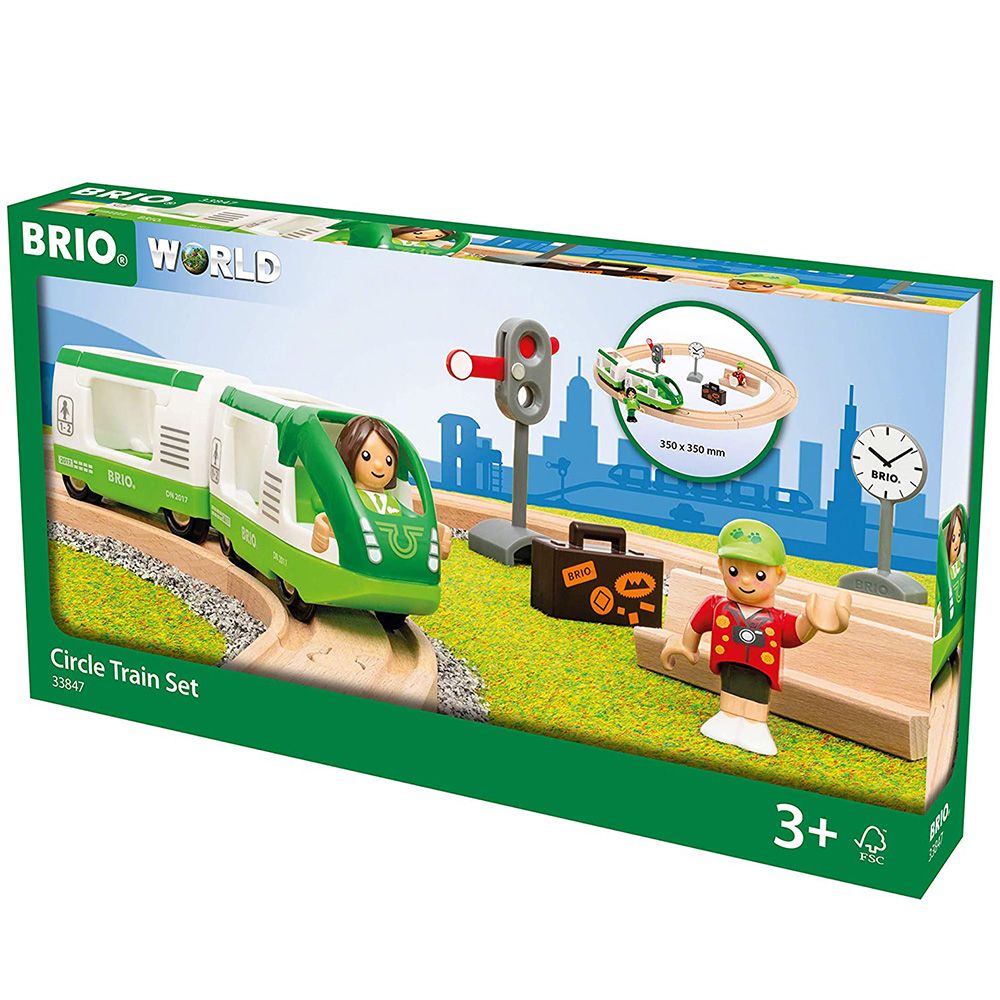 Комплект кръгови релси с влакче