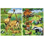 Рисуване по номера, Диви животни, с две картини
