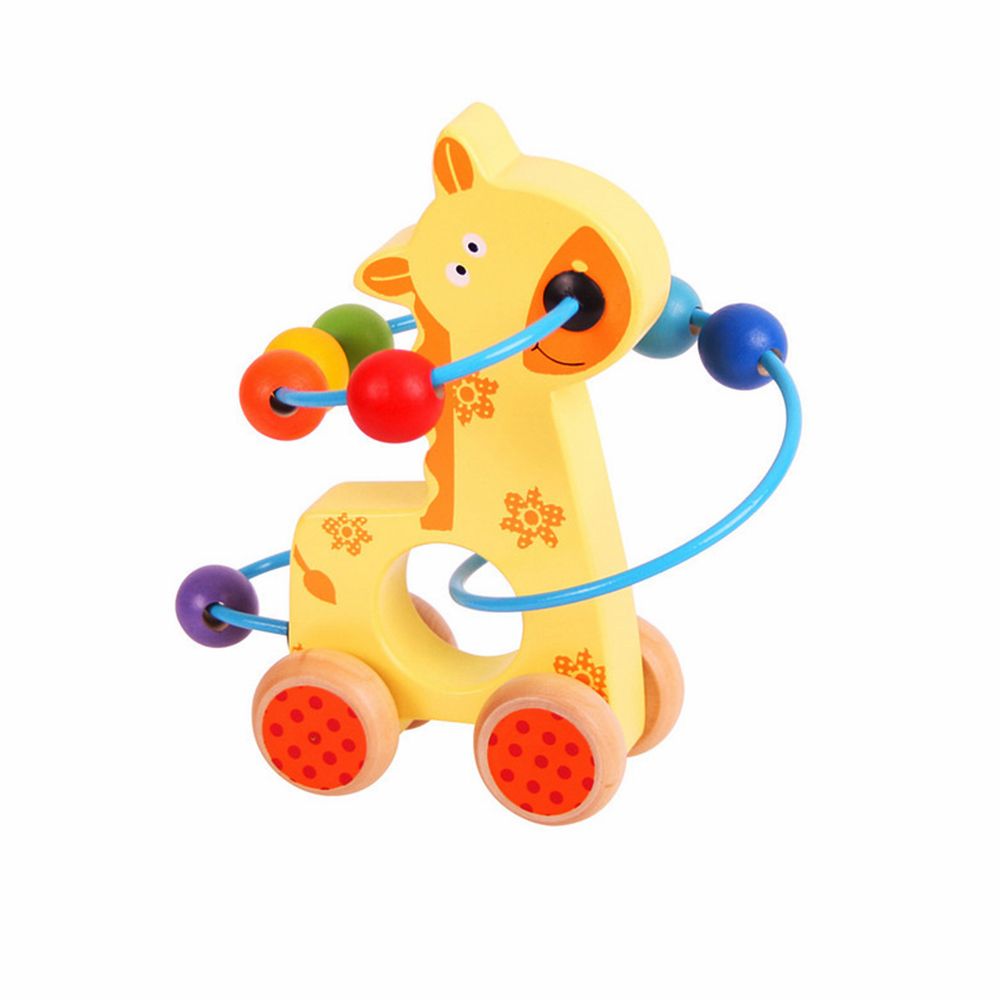 BIGJIGS, Играчка за бутане-лабиринт, Жирафче