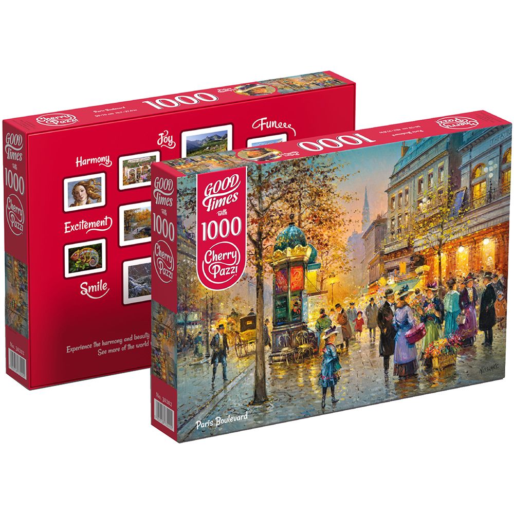 Булевард в Париж, пъзел 1000 части