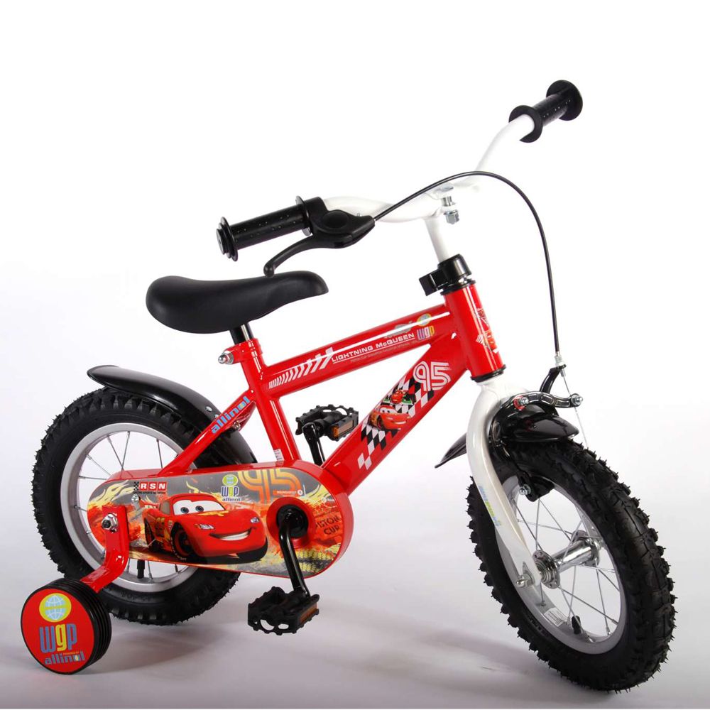 Детски велосипед с помощни колела Дисни Колите, 12 инча
