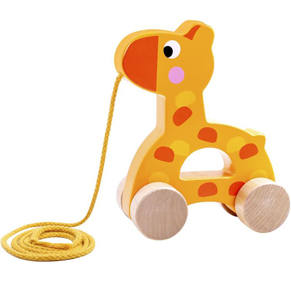 TookyToy, Дървена играчка за дърпане, Жирафче