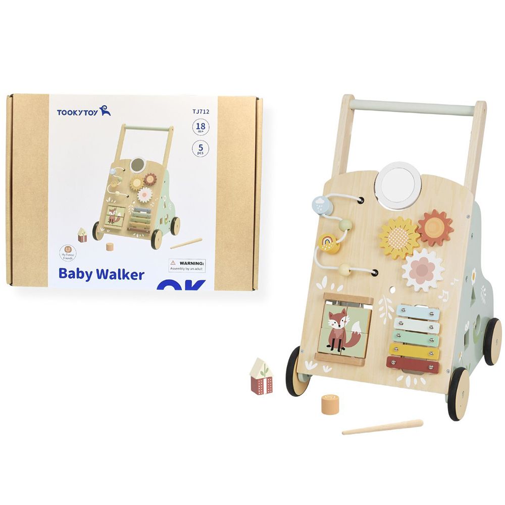 Дървена бебешка проходилка, Веселата лисичка