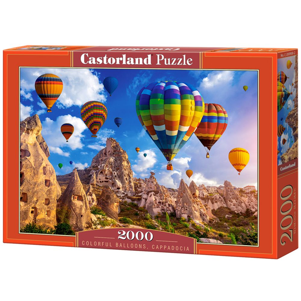 Castorland, Цветни балони, Кападокия,  пъзел 2000 части