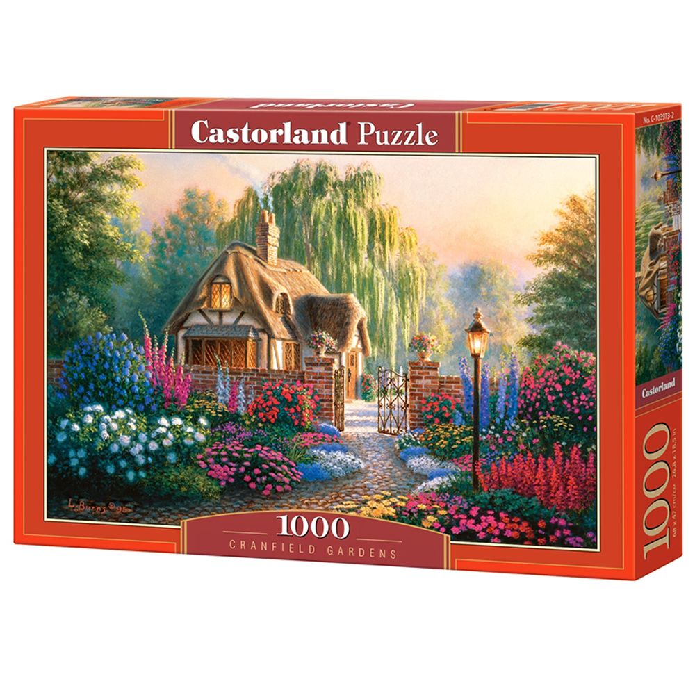 Castorland, Вила със цветна градина, пъзел 1000 части