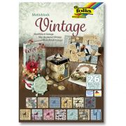 Блокче с дизайнерски хартии и картони, Винтидж
