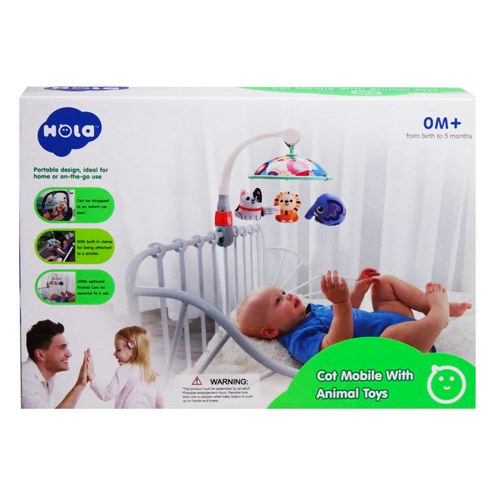 Въртележка за креватче, Животни