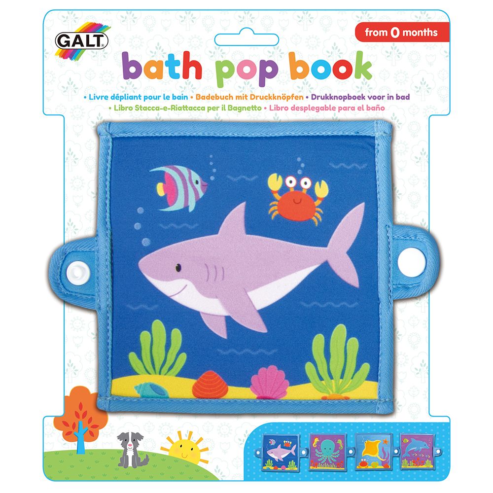 Galt Toys, Морски свят, книжка за баня
