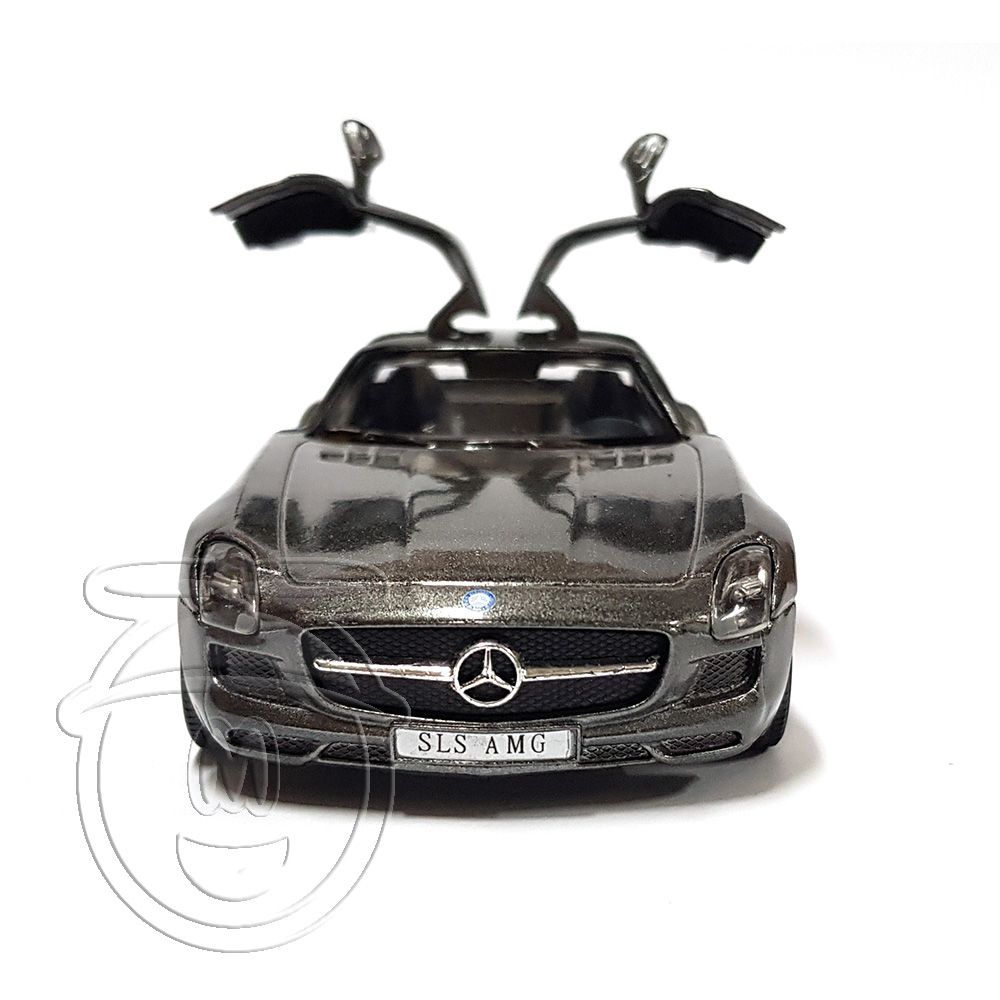 Метална кола, Mercedes SLS AMG Coupé, тъмно сива