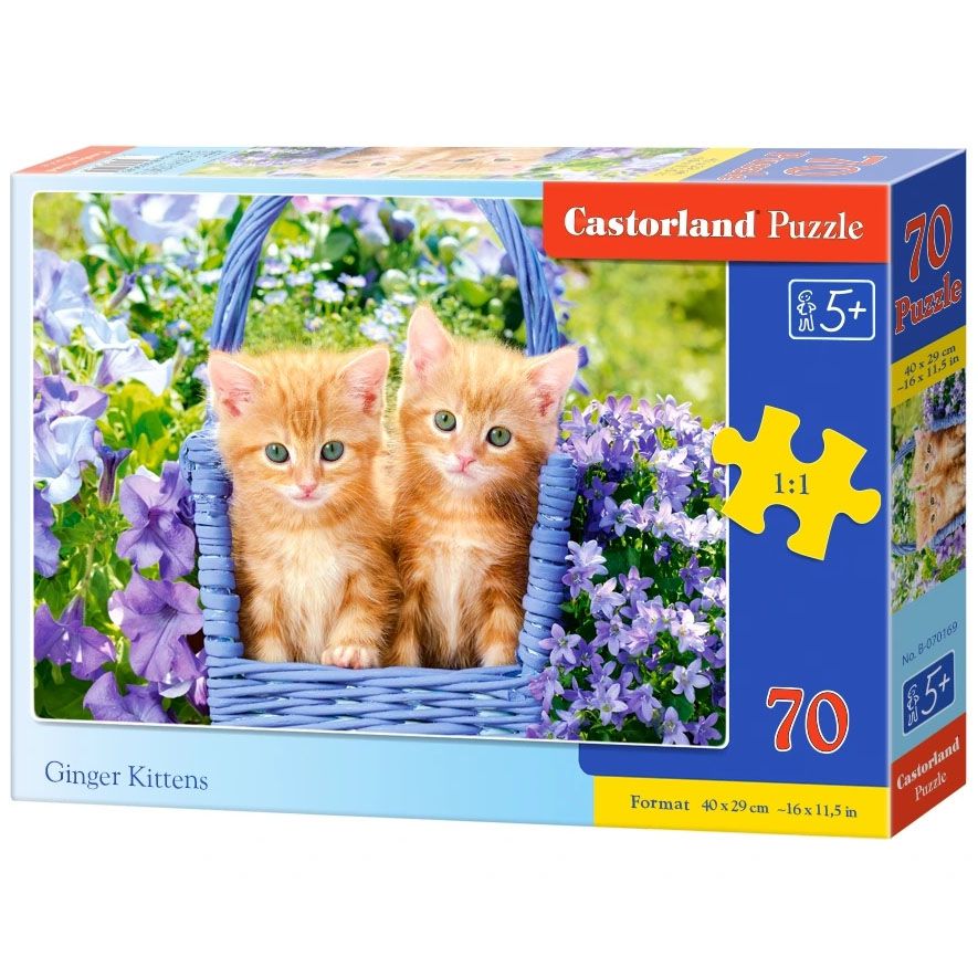 Castorland, Малки котенца, пъзел70 части
