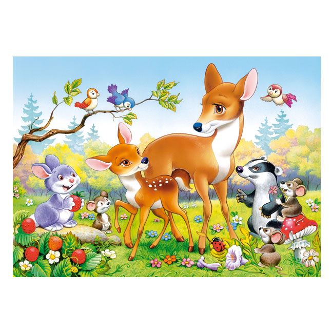 Малки сърнички, пъзел 35 части