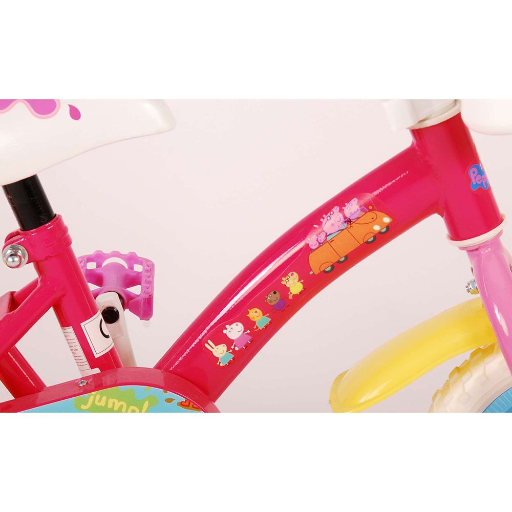 Велосипед с помощни колела, Peppa Pig, 10 инча
