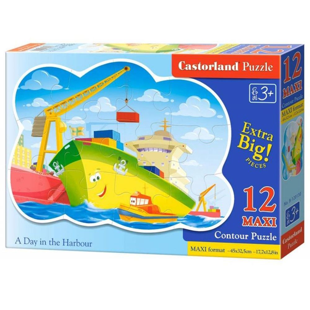Castorland, Един ден на пристанището, пъзел MAXI, 12 части