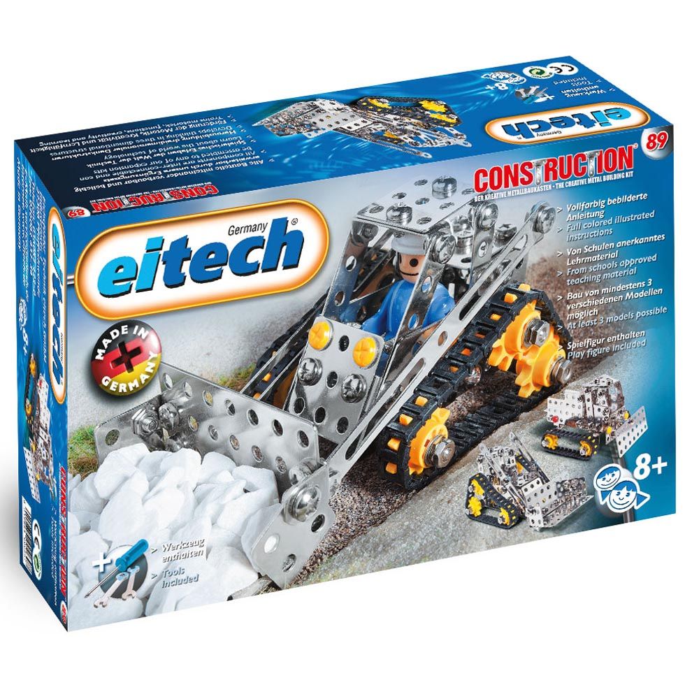 Eitech, Метален конструктор, Верижни машини - 3 модела, 250 части