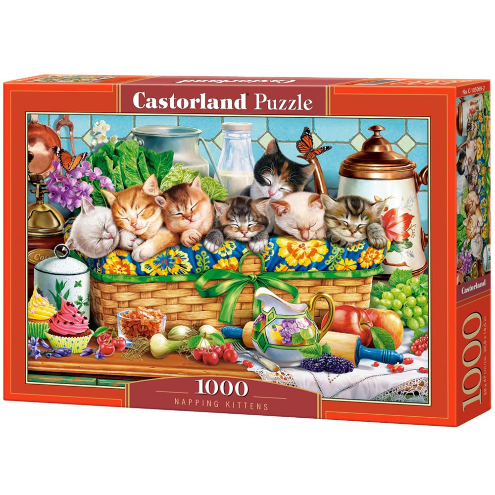 Castorland, Спящи котенца, пъзел 1000 части