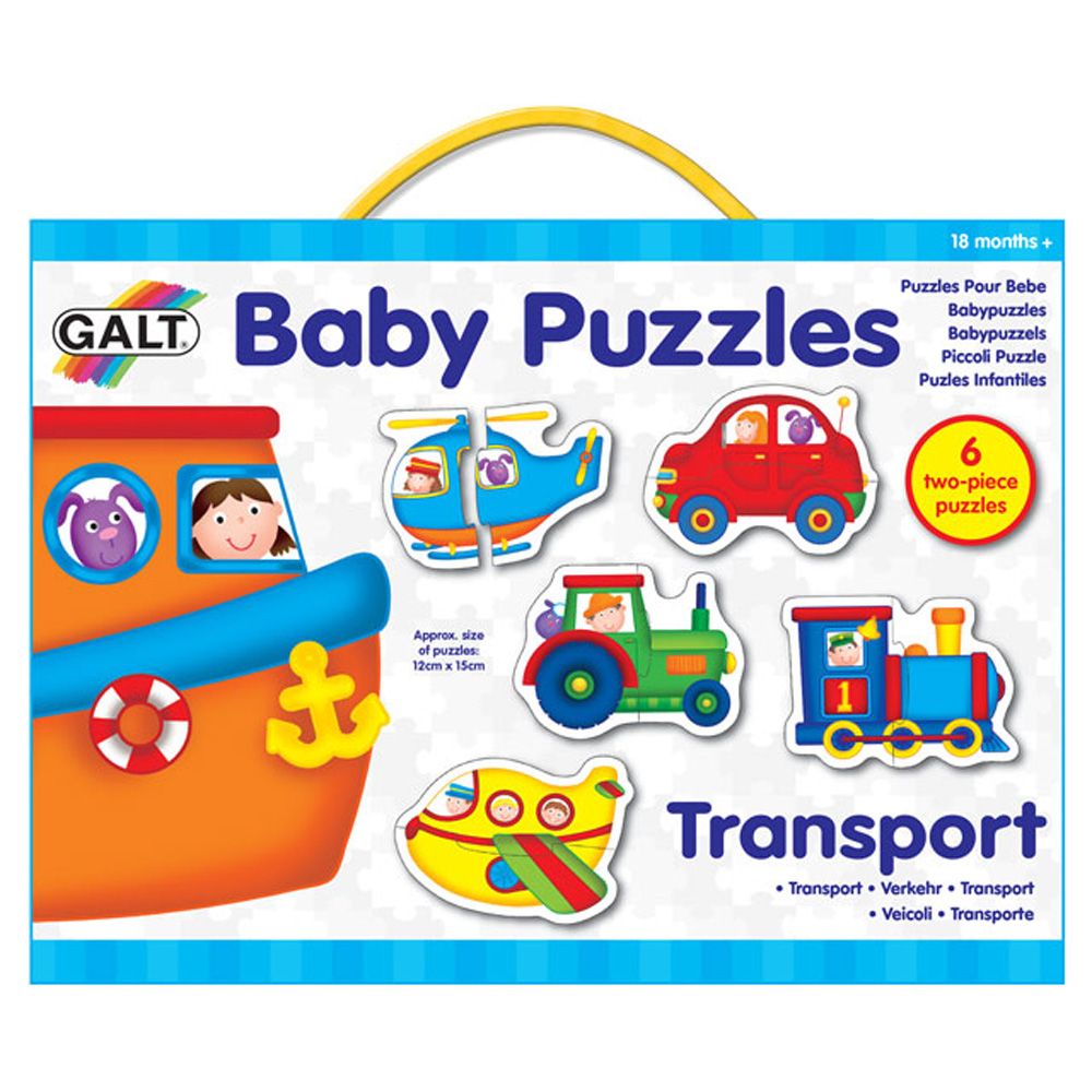 Galt Toys, Бебешки пъзел, Превозни средства