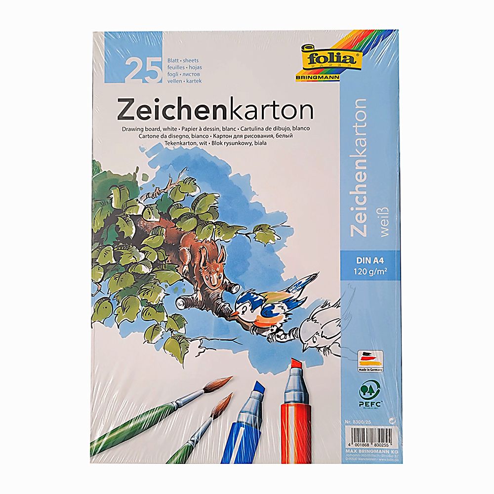 Folia Bringmann, Блокче за рисуване A4, 25 листа