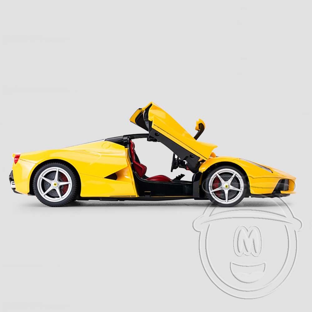 Кола с радио контрол, Ferrari LaFerrari, 1:14, с отварящи врати, жълта