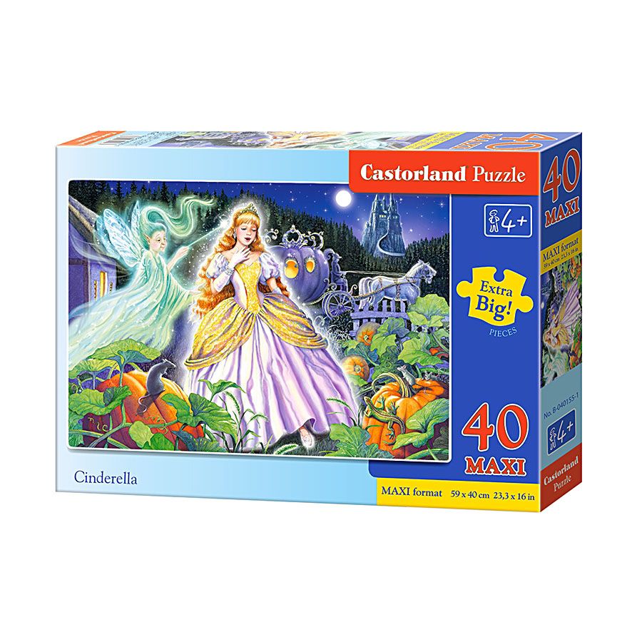 MAXI, Пепеляшка, пъзел 40 части, Castorland