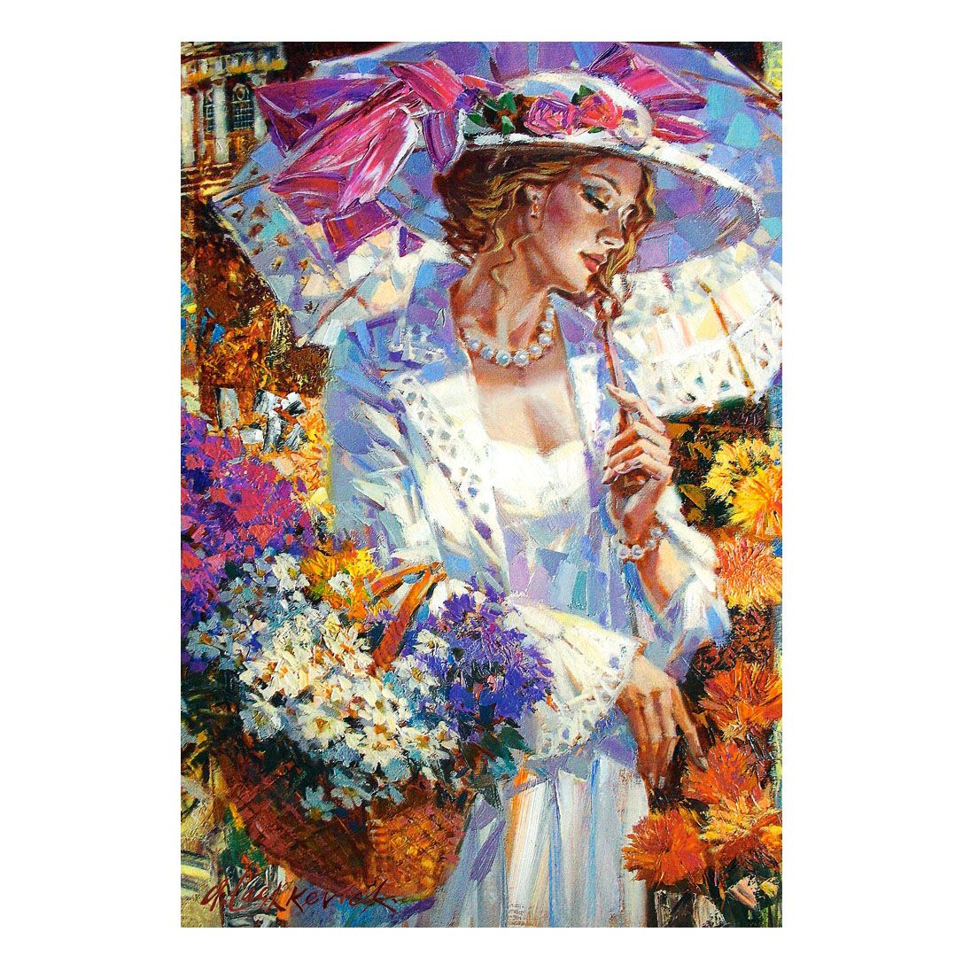 Хризантеми в градината, пъзел 1000 части