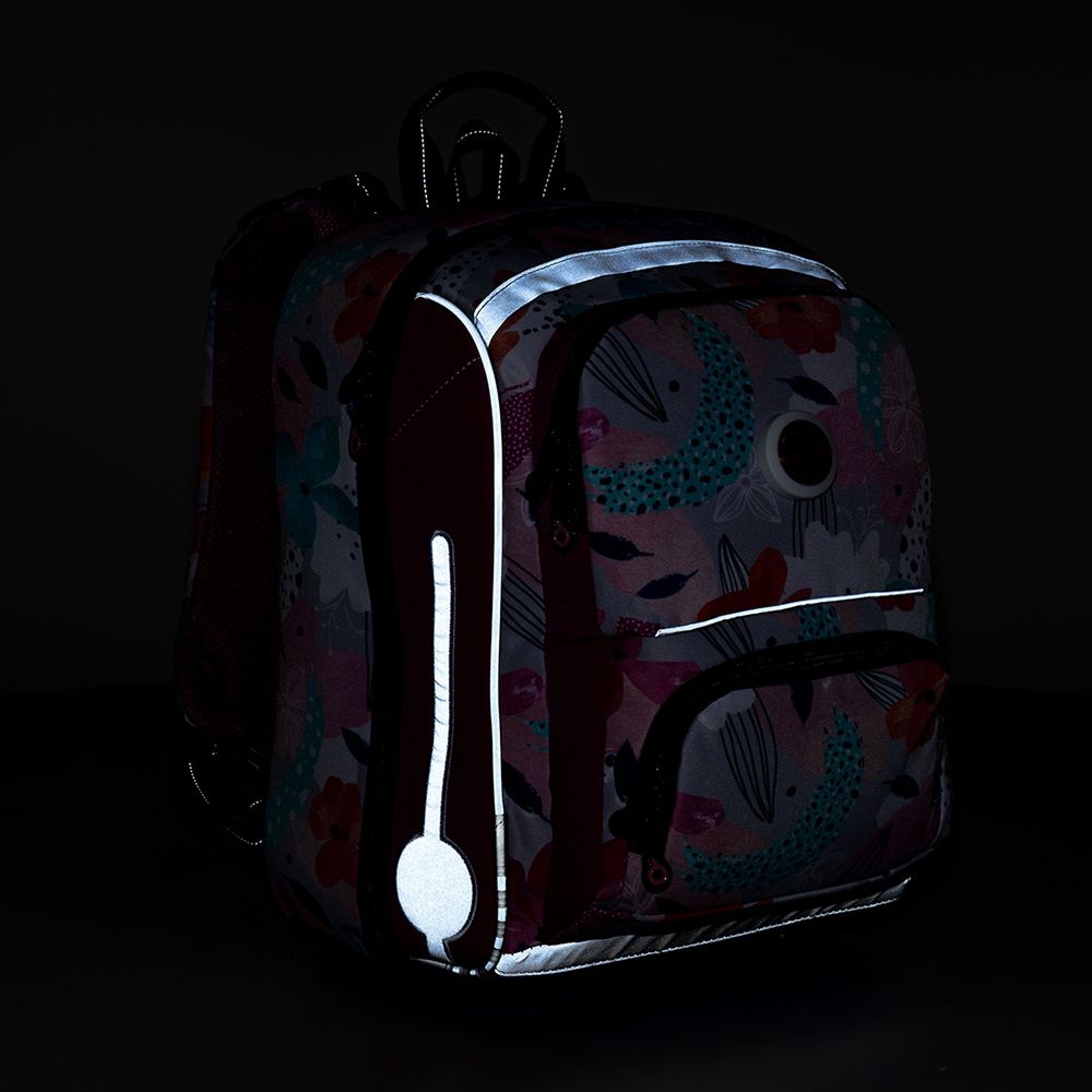 Анатомична ученическа раница, Розови цветя