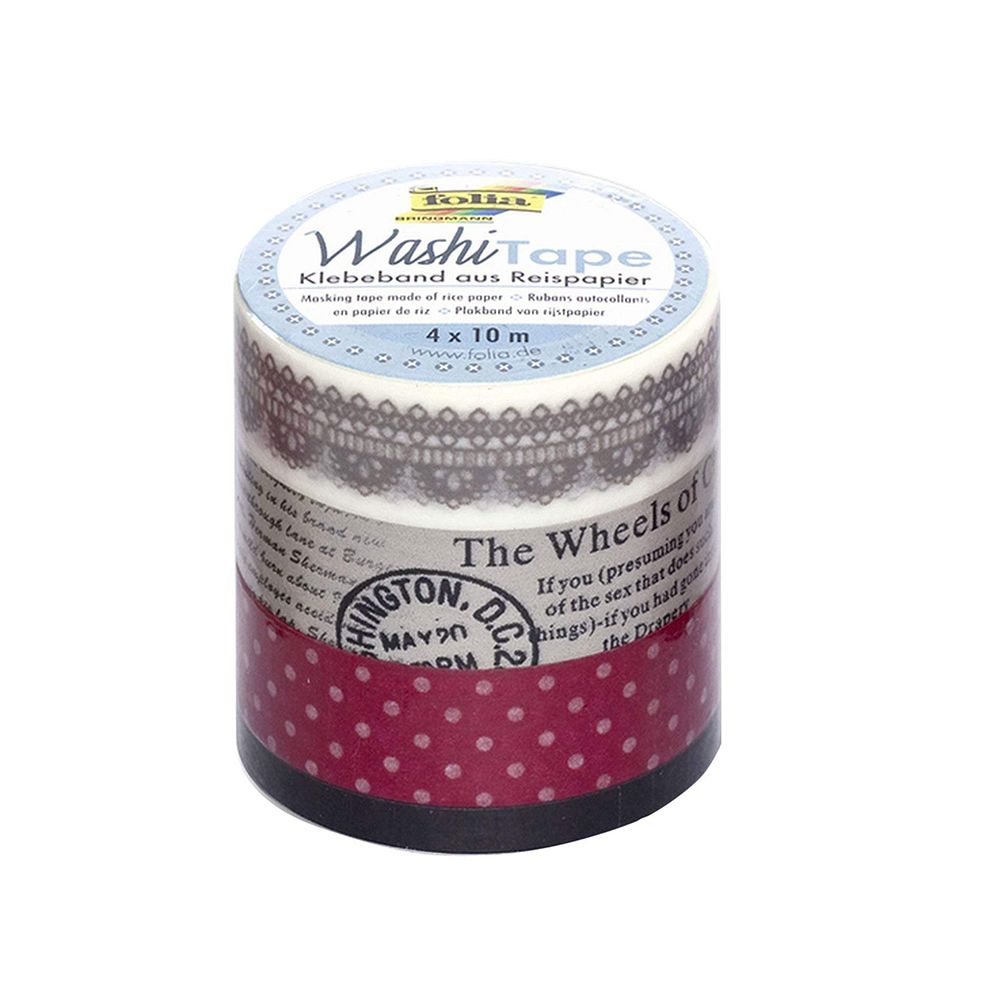 Folia Bringmann, Декоративно тиксо WASHI TAPE, Vintage