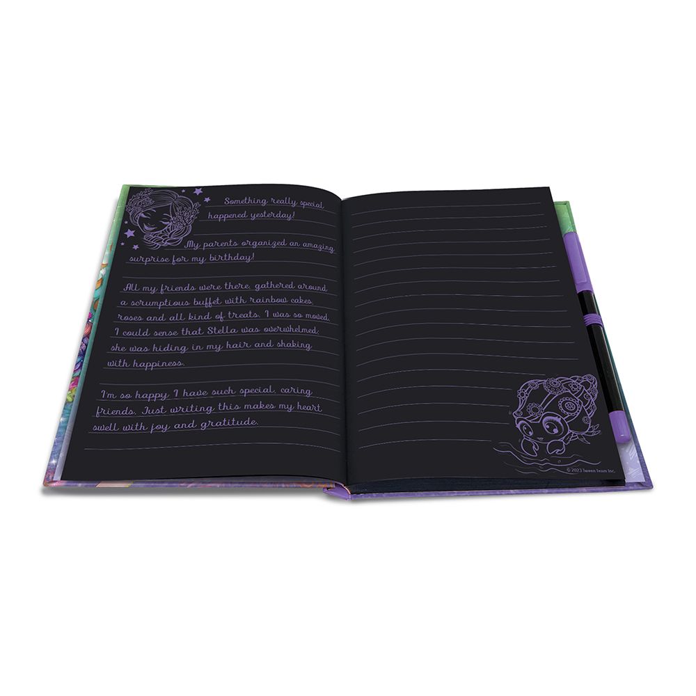 Луксозен тефтер с черни страници, Звездни принцеси, асортимент