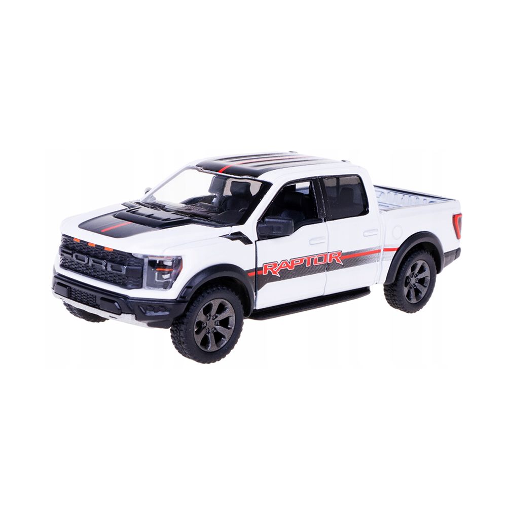 Kinsmart, Метална кола Ford F-150 Raptor, бял