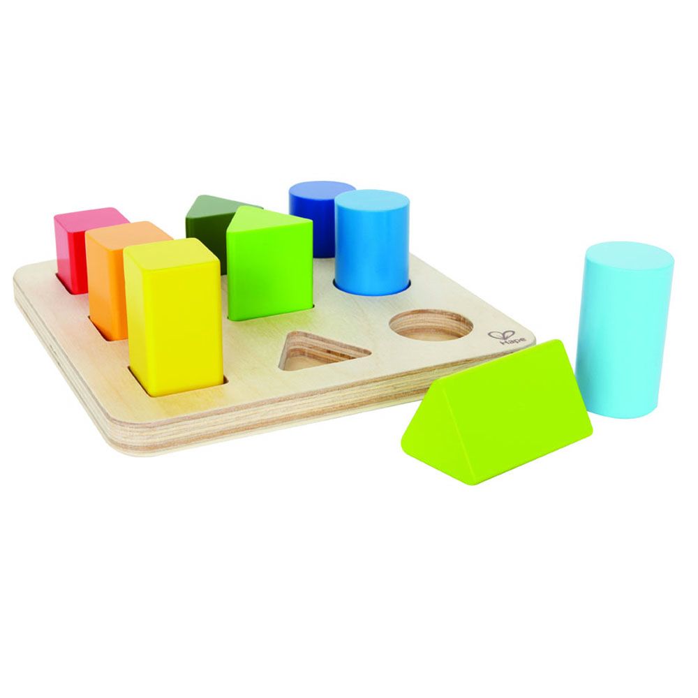 Hape, Дървен сортер, Форми и цветове