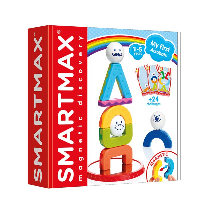 SmartMax, Магнитен конструктор, Акробати, 10 части, Smartgames