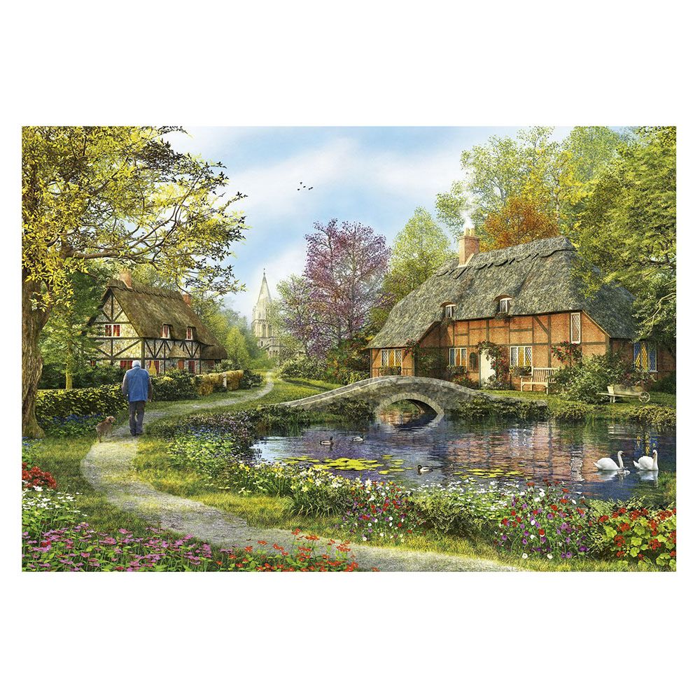 Селски къщи, пъзел с 5000 части