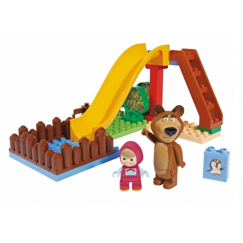 PlayBig Bloxx, Маша и мечока на пързалката, Simba