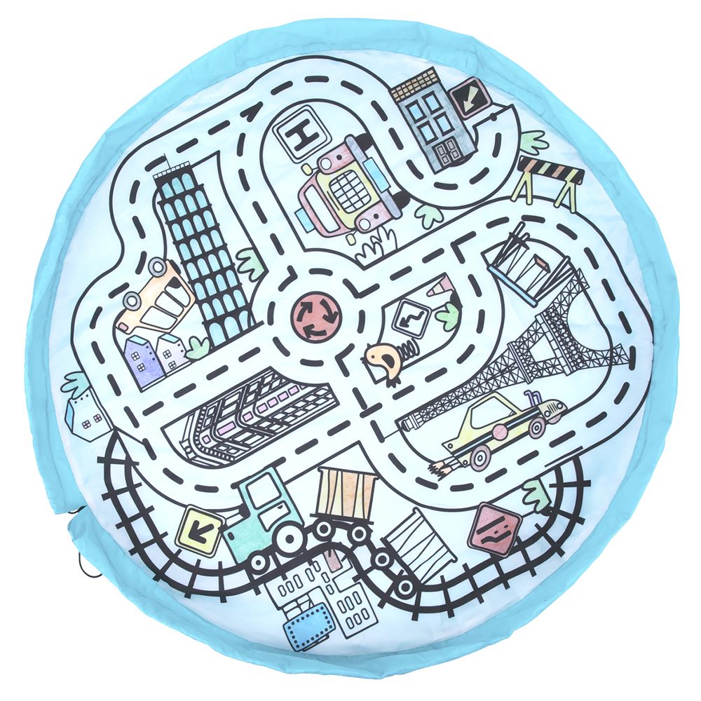 Постелка за игра, 3 в 1, Град