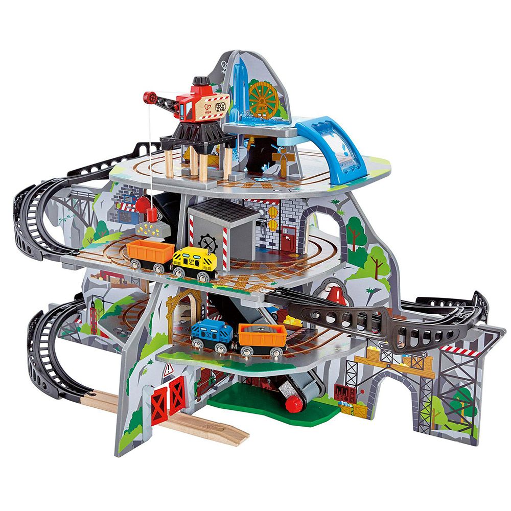 Hape, Дървен комплект за игра, Голяма планинска мина