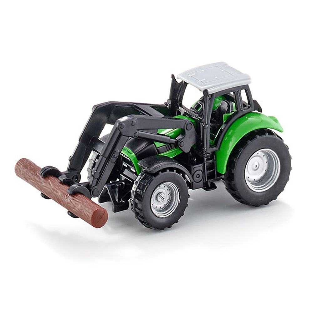 Siku, Трактор Deutz, с преден товарач за дърва