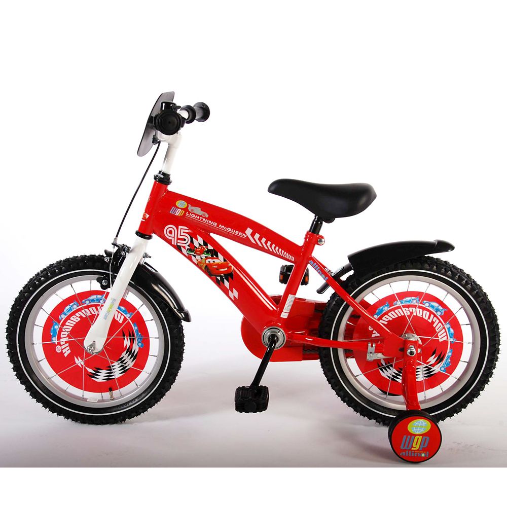 Детски велосипед с помощни колела Дисни Колите, 16 инча