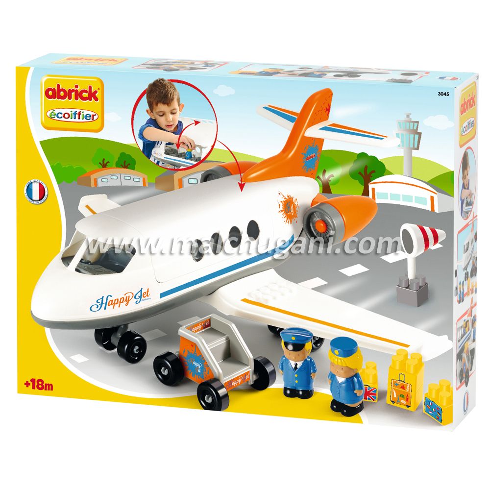 Ecoiffier, Abrick  Детски конструктор, Самолет Happy Jet