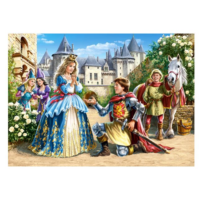 Очарователна принцеса, два пъзела от 70 и 120 части