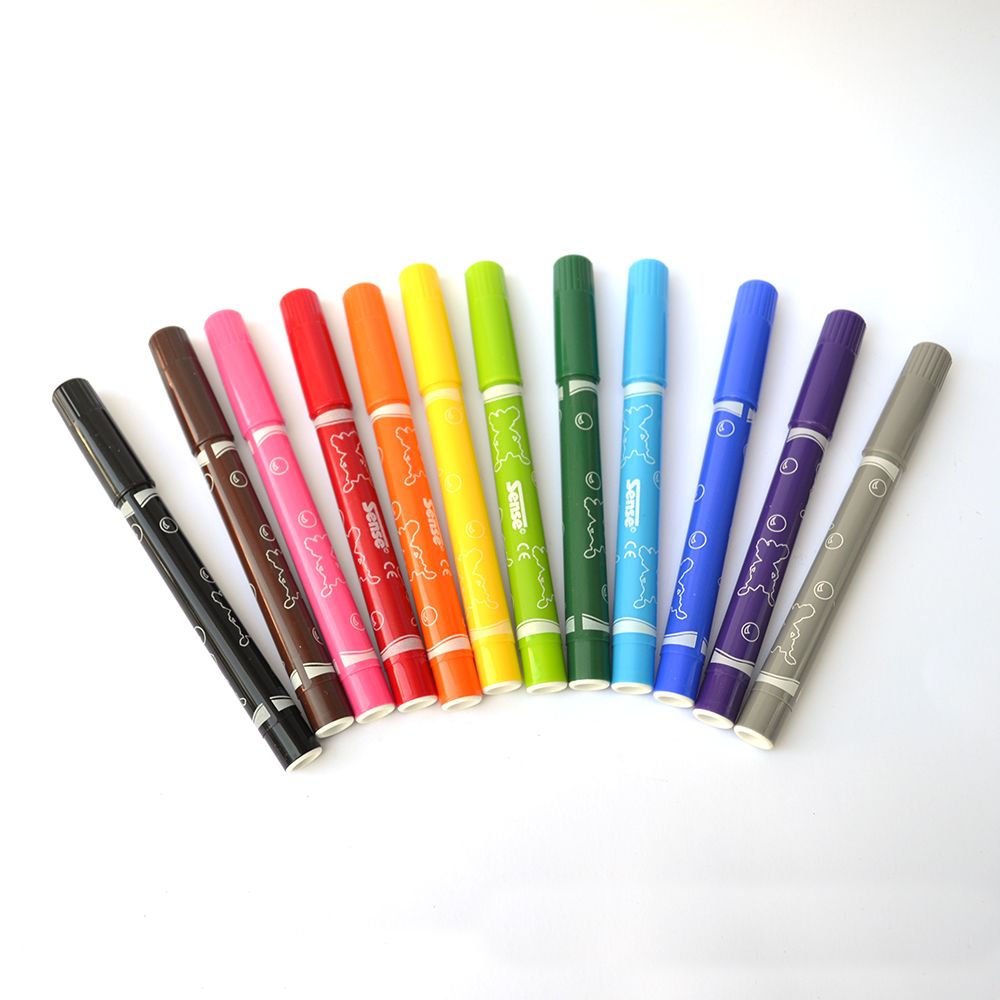 Флумастери Джъмбо, 12 броя