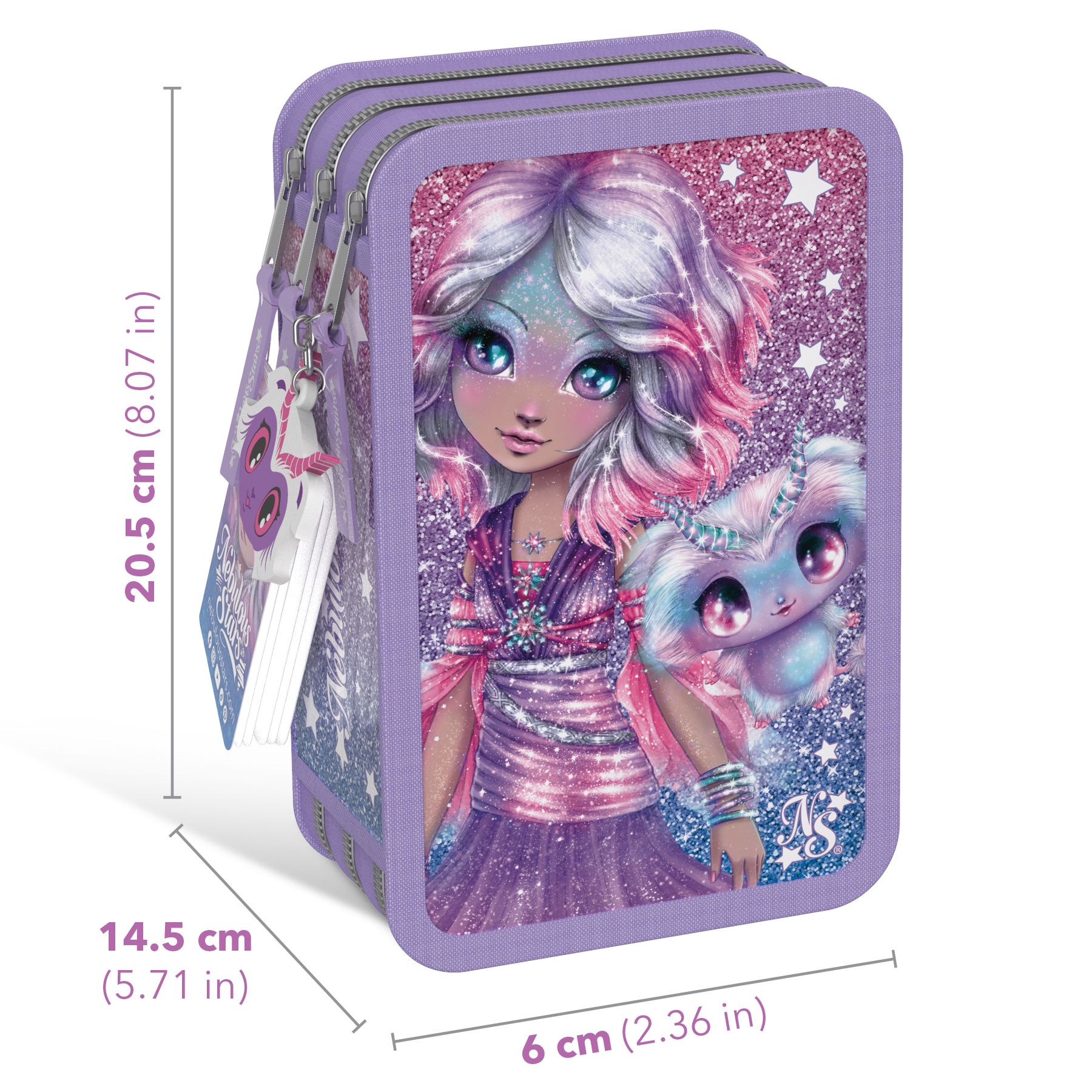 Ученически несесер Естрелия, С три секции