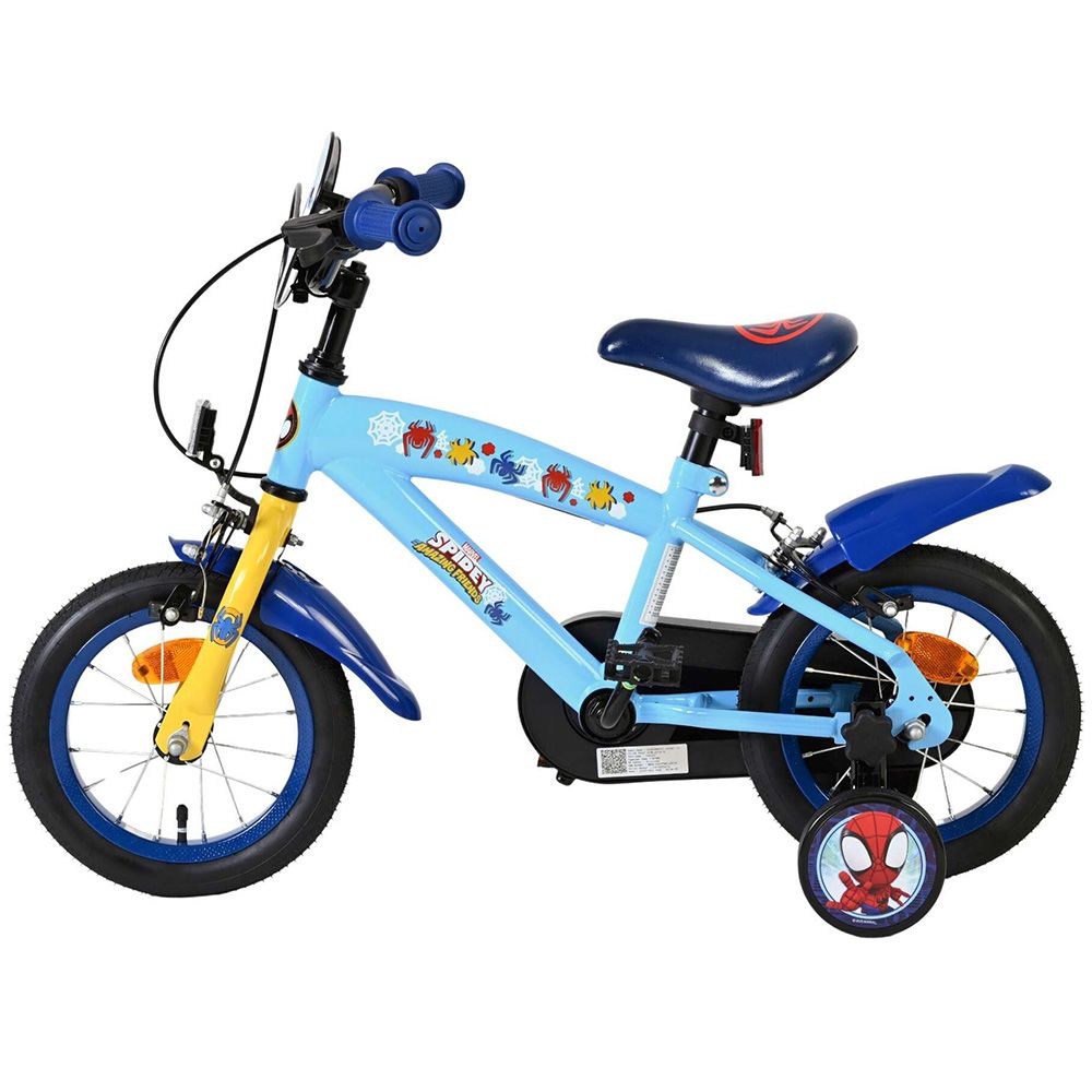 Детски велосипед с помощни колела, Спайди и неговите приятели,12 инча