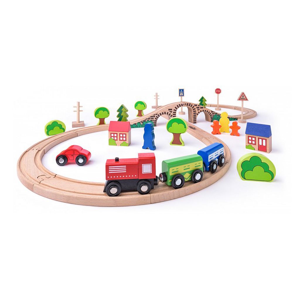 Woodyland, Дървено влакче с релси, осмица