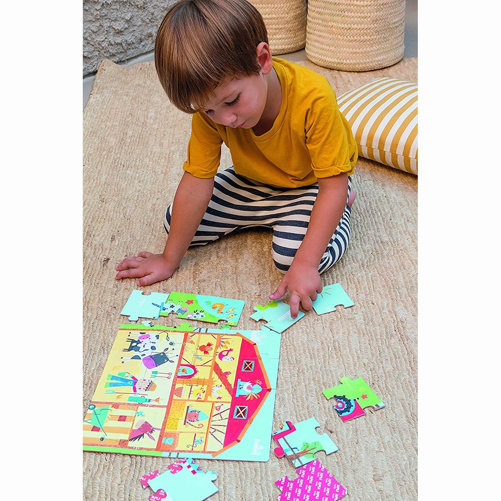 Занимателен пъзел в къщичка, Създай си дом, 24 елемента