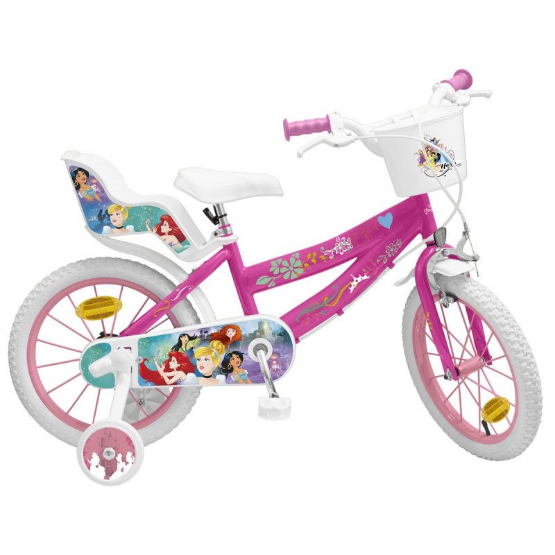 Toimsa, Детски велосипед Princess, с помощни колела, 16 инча